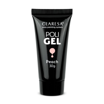 CLARESA POLI GEL ŻEL BUDUJĄCY PEACH 30g