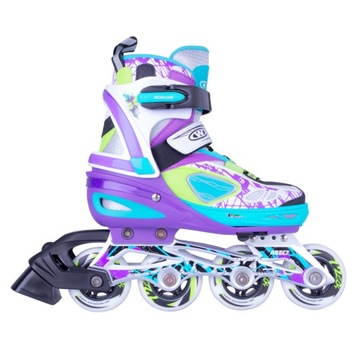 Регулируемые роликовые коньки WORKER Fizzo ABEC-7, размер L