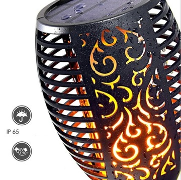 СОЛНЕЧНАЯ Лампа Пламя 1000 мАч 96 светодиодов садовый ФАКЕЛ IP65 1 шт.