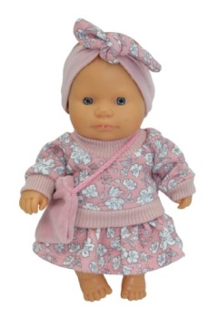 21cm UBRANKO dla lalki Komplet 6- elementów KWIATUSZKI