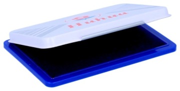 Подушечка для штампов Soaked 7x11см синяя Huhua