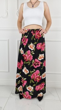 ЖЕНСКАЯ ЮБКА ДО ЩИЛИЩА С ЦВЕТАМИ - ЦВЕТА