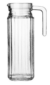 КУВШИН С КРЫШКОЙ ДЛЯ ВОДЫ СОК ЛИМОНАД СТАКАН 1,1л