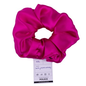 Шелковая резинка для волос Scrunchie AMARANT