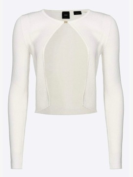 Sweter PINKO BIANCO SETA