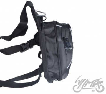 СУМКА ДЛЯ БАГАЖА, ФИКСИРОВАННАЯ НА БЕДРЕ, КРАСНЫЙ ЛОГОТИП