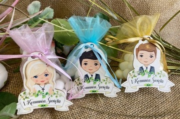 Благодарим гостей за подвеску «Первое причастие».