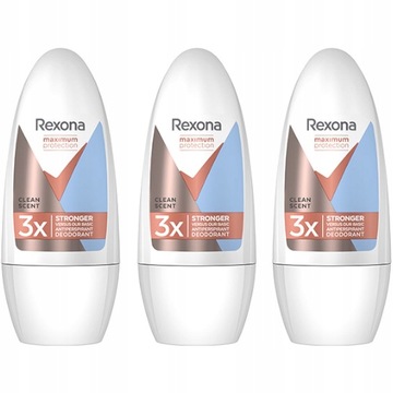 Rexona Maximum Protection antyperspirant 3x50 ml