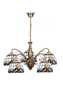 LAMPA WISZĄCA ,SUFITOWA WITRAŻ TIFFANY RAWEN 580