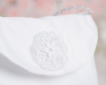 Torebka biała komunijna 115 B