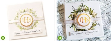 3D ПРИГЛАШЕНИЯ (причастие) - АКВАРЕЛЬ + ЗОЛОТО (персонализированные)