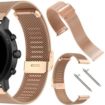 PASEK BRANSOLETA MILANESE MESH DO SMARTWATCH MAXCOM FW35 FW48 FW45 AURUM2