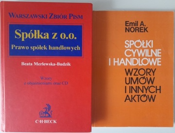 PRAWO SPÓŁEK HANDLOWYCH SPÓŁKA Z O.O. + KSIĄŻKA
