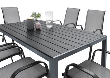 САДОВАЯ МЕБЕЛЬ КОМПОЗИТНАЯ ДОСКА 6+1 ТЕРРАСА БАЛКОН