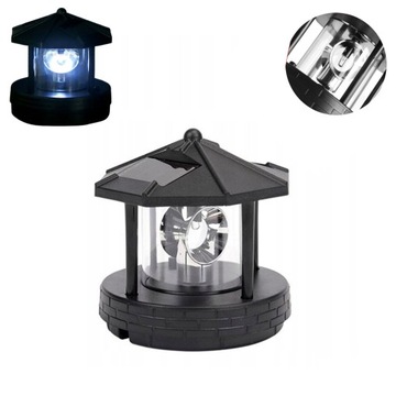 600MAH LATARNIA SŁONECZNA OBRÓT O 360 LAMPA OGRODOWA, ŚWIATŁO ZEWNĘTRZNE