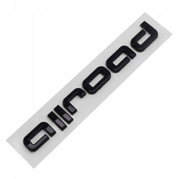 Plastikowa naklejka z napisem logo Audi Allroad
