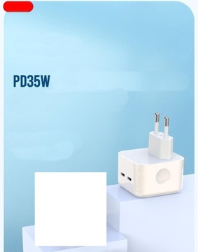 Быстрое зарядное устройство Type-C x 2, 35 Вт PD QC 3.0 Power Delivery для Apple iPhone