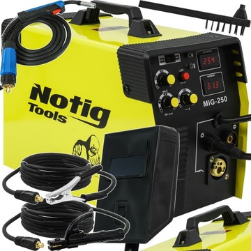 SPAWARKA INWERTOROWA INWERTEROWA MIGOMAT MIG MAG MMA TIG 250A + ZESTAW