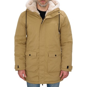M120-62 L Мужская зимняя стеганая куртка Parka Long меч