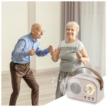 БЕСПРОВОДНОЙ ДИНАМИК BLUETOOTH ПОРТАТИВНЫЙ FM-РАДИО USB MP3 КУХОННЫЙ РЕТРО