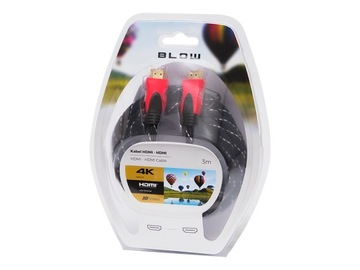 Przyłącze HDMI-HDMI RED 4K 3.0m proste
