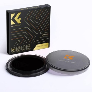 Солнечный фильтр ND100000 77 мм для фотосъемки Eclipse MRC Nano X 8k K&F