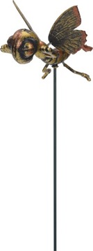 Owad Figurka złota na Patyku Piku Dekoracja Ogrodu Doniczki 59 cm