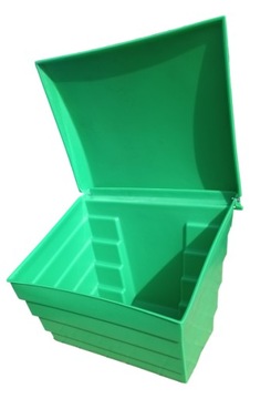 POJEMNIK skrzynia piasek piach sól drogową sorbent 150L PPM 150 litrów ZIEL