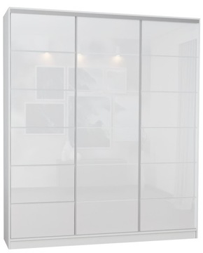 SZAFA 3D 210x250 BIAŁA - WYSOKA - LACOBEL