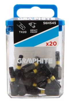 Ударные биты TX20 x 25 мм, 20 шт.