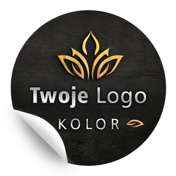 Круглые наклейки на печать логотипа рекламы