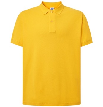 KOSZULKA POLO MĘSKA JHK 210 ŻÓŁTA XS