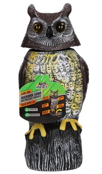 ОТПУСКАТЕЛЬ ПТИЦ СОВА ПОДВИЖНЫЙ СОЛНЕЧНЫЙ МАКЕТ ПТИЦЫ-ХИЩНИКА БЕЗ ВРЕДИТЕЛЕЙ