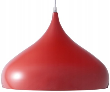 Lampa Żyrandol CZERWONA SUFITOWA WISZĄCA KONSIMO