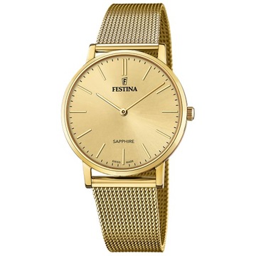 Zegarek Męski Festina F20022-2 złoty bransoleta