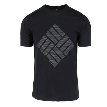 Koszulka T-Shirt męska Big Logo-czarna 4XL
