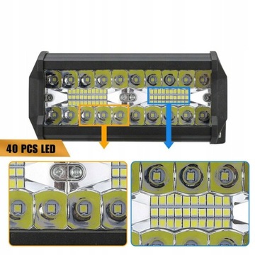 РАБОЧАЯ ЛАМПА АВТОГАЛОГЕННАЯ 120Вт LED 2 шт.