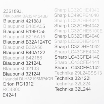 Пульт дистанционного управления для Blaupunkt Sharp Orion LCD LED 3D технология