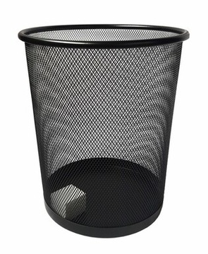 Kosz 12l siatka OFICIO metal czarny