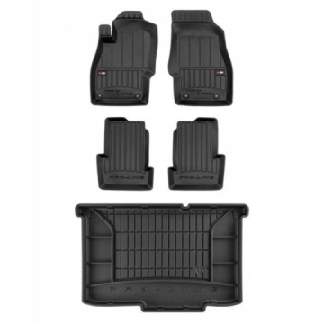 Set 3D gumové rohože pro Opel Corsa D Hatchback 2006-2014 d