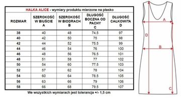 Piżama rozpinana Letizia r. 52