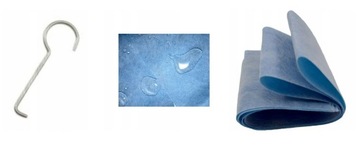 SANITLINE Odpływ liniowy CZARNE SZKŁO / MAT 100cm