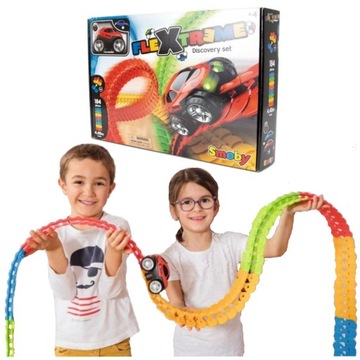 Zestaw Tor samochodowy+ autko Flextreme Smoby