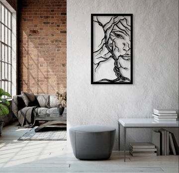 Фото Настенное панно Женщина Лицо Дерево