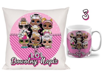 НАБОР ПОДУШКА + КРУЖКА ЛОЛ СЮРПРИЗ + ИМЯ N6
