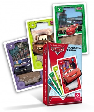 KARTY CZARNY PIOTRUŚ MEMO CARS