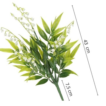 ИСКУССТВЕННЫЕ ЦВЕТЫ С ВЕТОЧКОЙ ДЕКОРАТИВНОГО ЛАНДАША ДЛЯ УКРАШЕНИЯ КРЕМОВОЙ КОМПОЗИЦИИ