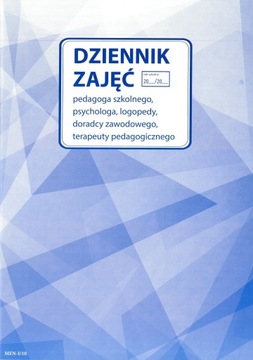 Dziennik Zajęć Pedagoga Szkol. -Psych. MEN- I/10