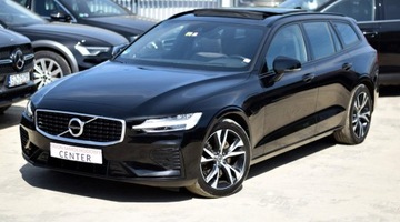 Volvo V60 II  Kombi 2.0 T8 Twin Engine 390KM 2020 Volvo V60 T8 390 ps AWD R-Design Panorama HUD Pamięć Nappa Webasto Komforty