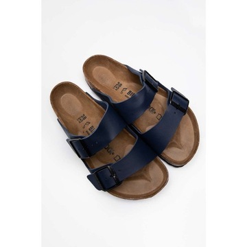 Klapki Męskie Birkenstock 0051751 ARIZONA BF Granatowe 43